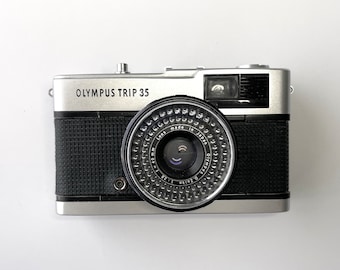 Vintage Olympus Trip 35 Film Camera: Refurbished, Tested, with Kodak Film