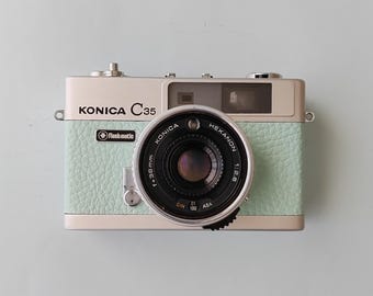 ヴィンテージ コニカ C35 / 35 mm レンジファインダー フィルムカメラ