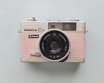 コニカIII 35mmレンジファインダーフィルムカメラ 50年代のレトロな