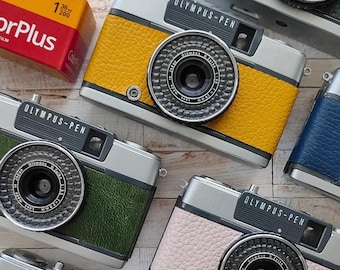 Olympus Trip 35 Vintage 35mm Camera in Matchagroen – Gereviseerd en getest met lensdop, polsriem en 1 jaar garantie