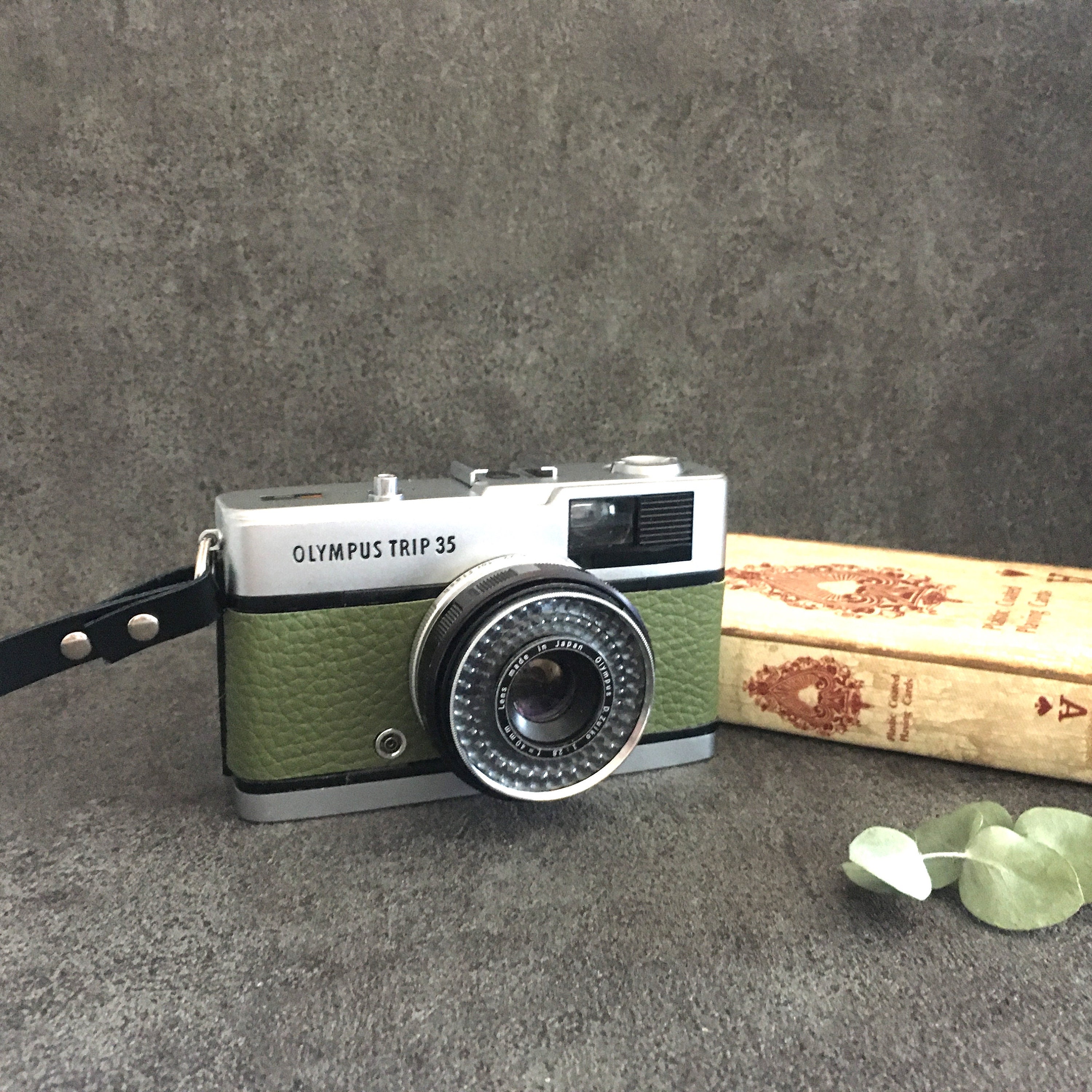 Olympus Trip 35 Vintage 35mm Film Camera Matcha Green Fully