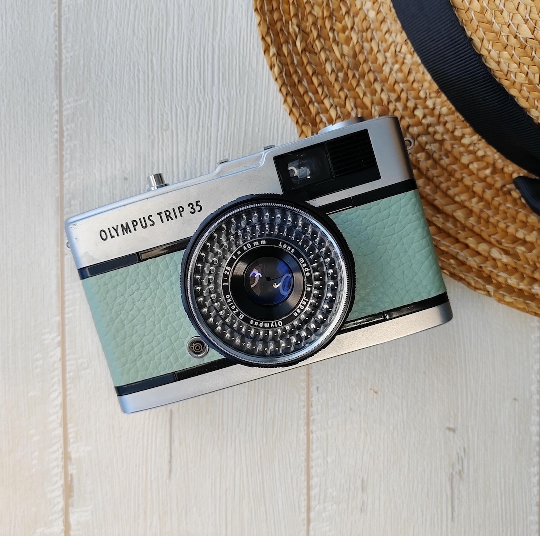 Amazon.com : Olympus Trip 35 Orange Leather Point and Shoot