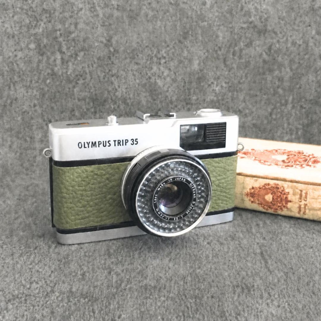 オリンパス Trip 35 ビンテージ 35mmフィルムカメラ | 抹茶グリーン