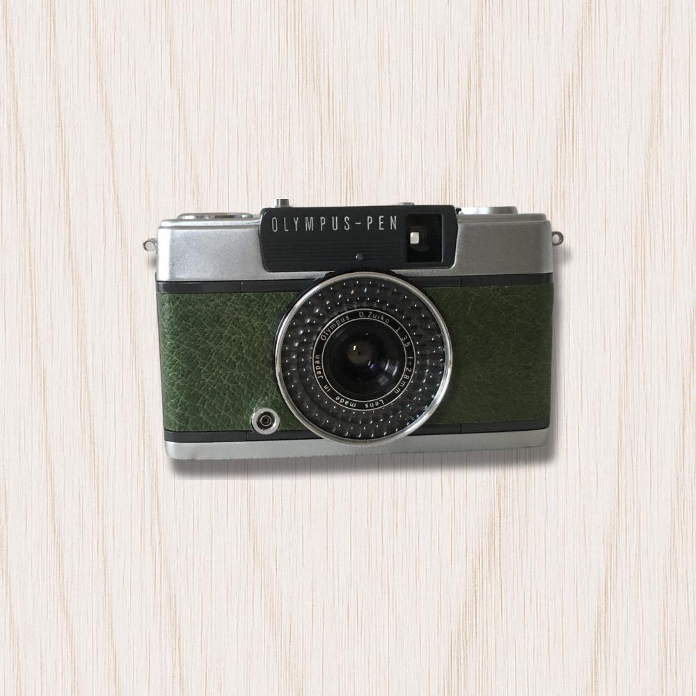 オリンパス PEN EE-2：抹茶グリーン ビンテージ ハーフサイズ 35mm