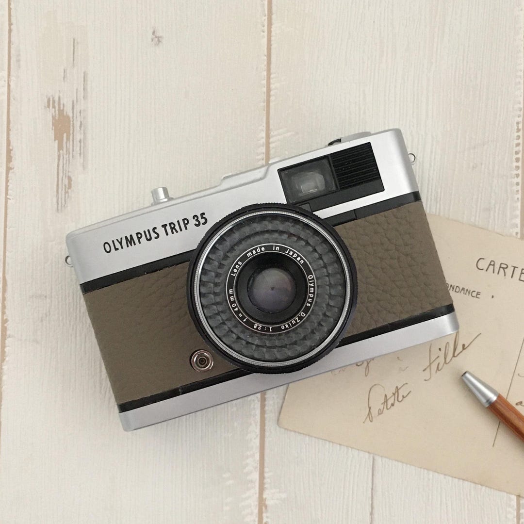 Olympus Trip 35 Vintage 35mm Film Camera | Elegant Fawn