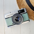 Olympus Trip 35 Vintage 35mm Film Camera | Water Green Leather | Fully Refurbished
