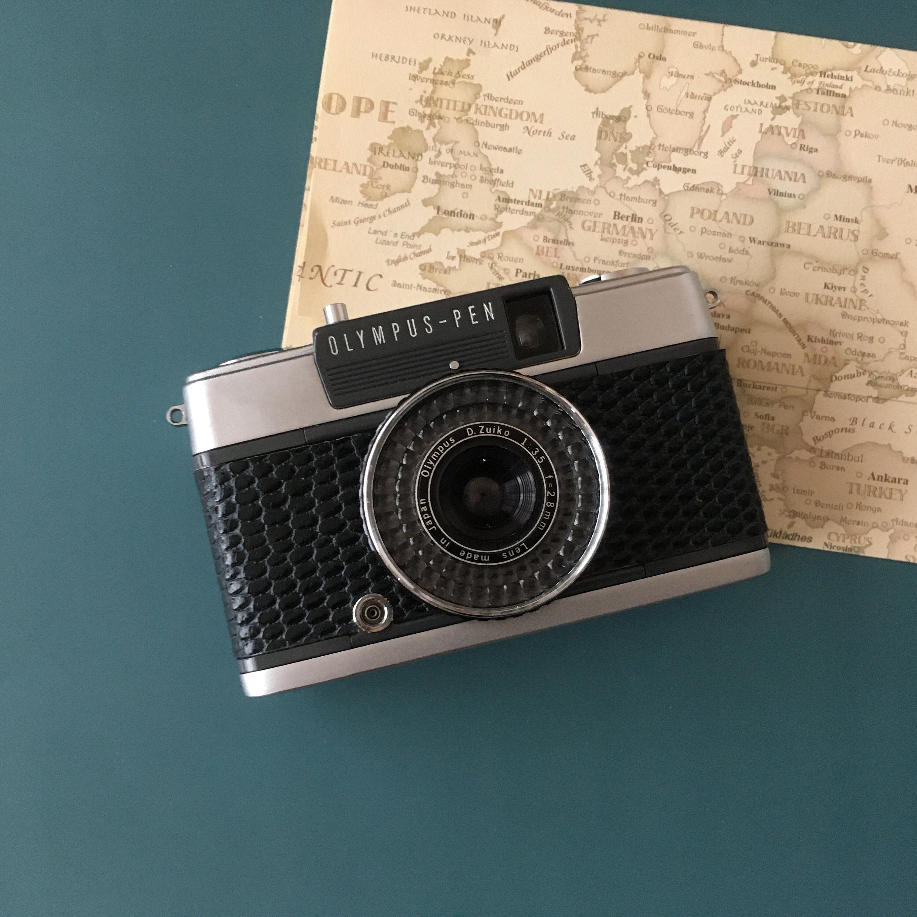 Olympus Pen F Re-Painted Black Body (AS-IS) — Camera Center