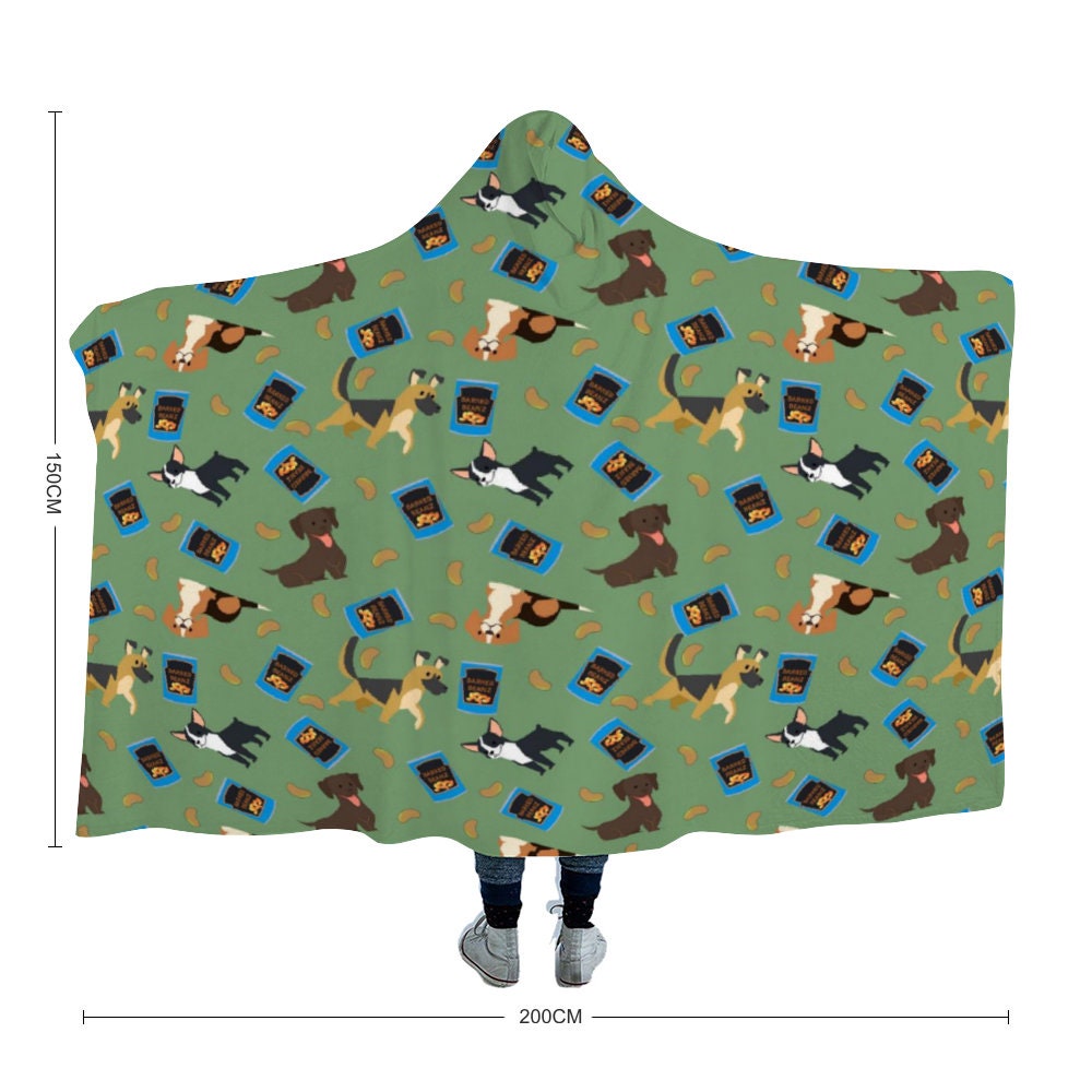 Hunde Kapuzendecke Gebackene Bohnen Hund Design Etsy