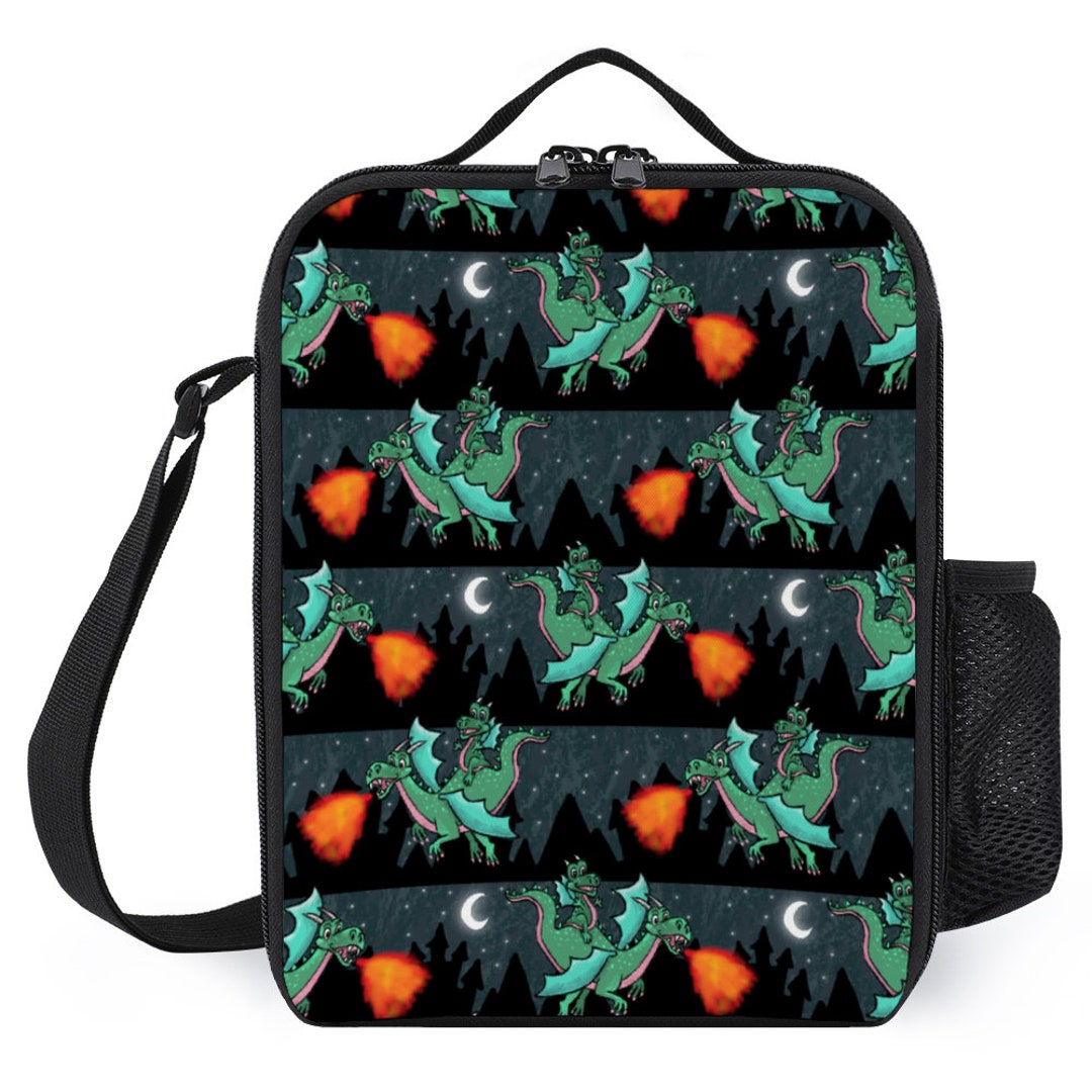 Dragon Insulated Lunch Box, Dinner Bag, Packed Lunch, School