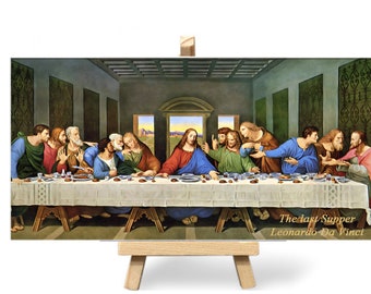 The Last Supper Ceramic Tile: Religious Wall Art, Da Vinci's 'Il Cenacolo'