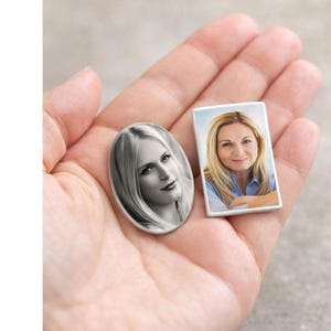 Porcelain Photo Miniature for Grave – Memorial Ceramic Picture for Cemetery Use