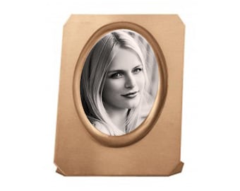 Bronze Ground Photo Frame for Tombstone - Oval Memorial Tribute