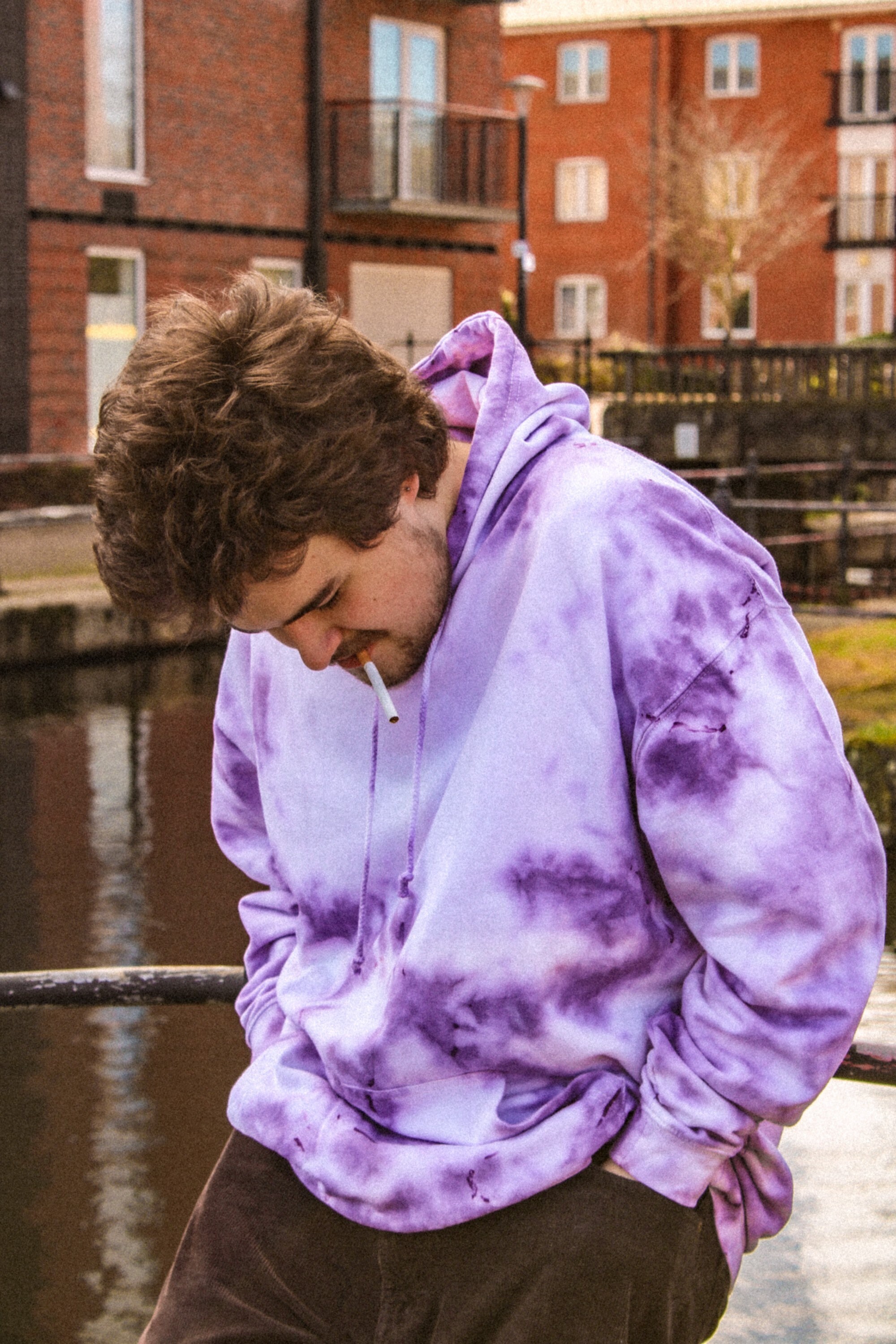 Tie Dye Hoodie Purple - Etsy UK