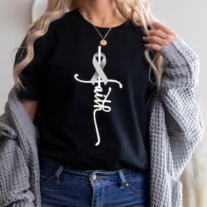Lung Cancer Shirt © Lung Cancer Awareness Faith ( T Shirt, Tank Top, Sweatshirt, Hoodie ) Family Cancer Shirt, Cancer Support Shirt