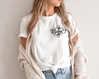 Babe Shirt Bride And Babe Shirts Bride to Be Shirt Bridal Shower Engagement Modern Bride Gift Bridal Party Ideas Bachelorette Party