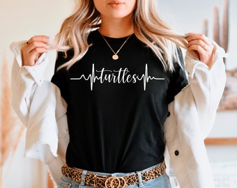 Turtle Shirt, Turtles Heartbeats T Shirt Tank Top Kid T-Shirt Sweatshirt Hoodie, Sea Turtle Love Shirt, Save the Turtles, VSCO Shirt