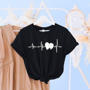 Samoyed Love Heartbeats T Shirt, Samoyed Shirt, Samoyed Mama, Samoyed Gift Tee, Samoyed Life, Samoyed Lover, Women Men Samoyed T-Shirt