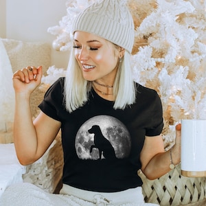 Labrador Shirt, EPIC Fantasy Pitbull Moon T Shirt Tank Top Kid T-Shirt Sweatshirt Hoodie, Labrador Mama, Labrador Gift Tee, Labrador Life