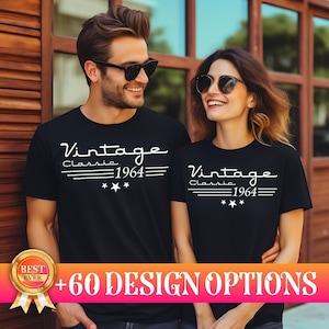 60th Birthday Shirt, Vintage 1964 Shirt, 60th Birthday Gift For Women, 60th Birthday Gift For Men, 60th Birthday Woman, 60th Birthday Friend