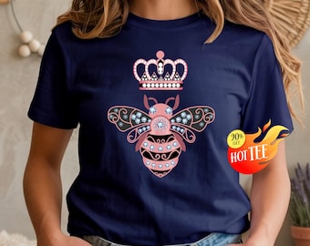 Queen Bee Shirt Women Queen Bee T Shirt, Queen Bee Tank Top, Queen Bee Sweatshirt, Queen Bee Hoodie, Beekeeper Shirt, Bee Lover TShirt Gifts