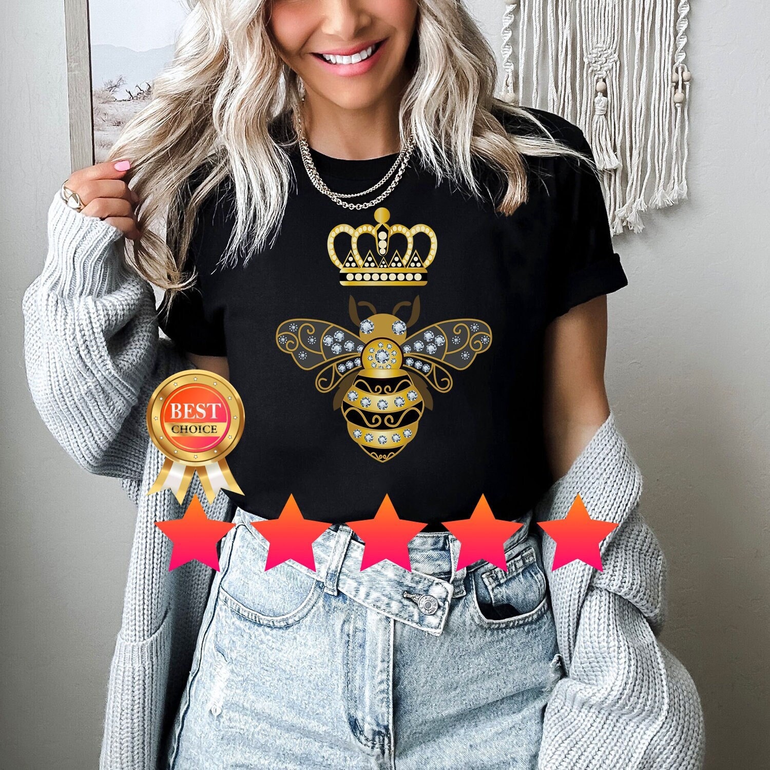 QUEEN BEE Graphic Hoodie - AUNTI HERO – ClitterbeastCulture