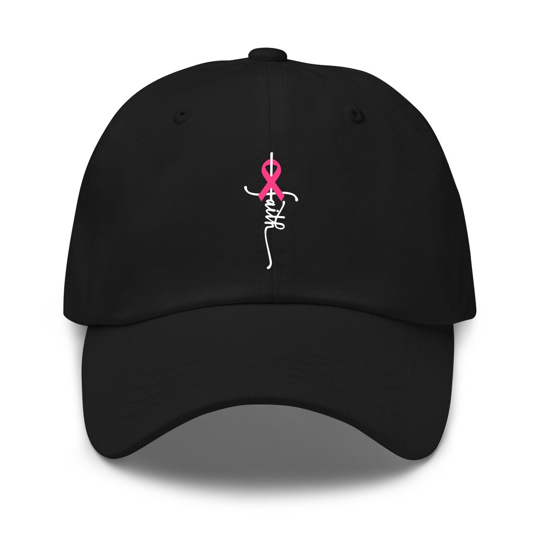 Breast Cancer Hat, Embroidery Pink Breast Cancer Awareness Ribbon Hat