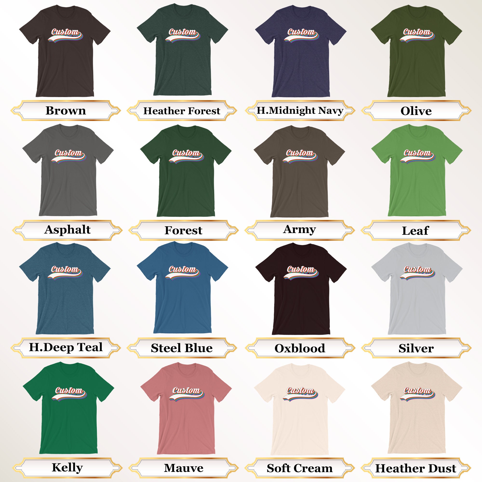 Custom Retro Shirt Custom Text Shirt Personalized Tee - Etsy