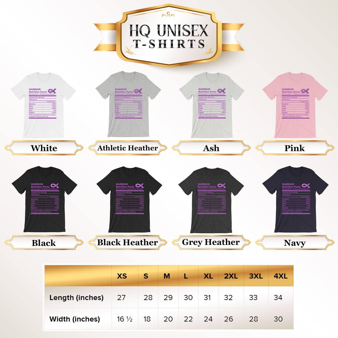 Pancreatic Cancer Shirt Pancreatic Cancer Nutrition Facts