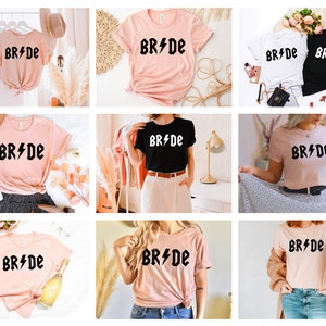 Rock and Roll Bride Shirts ACDC Bride to Be Shirt Bridal Shower ...