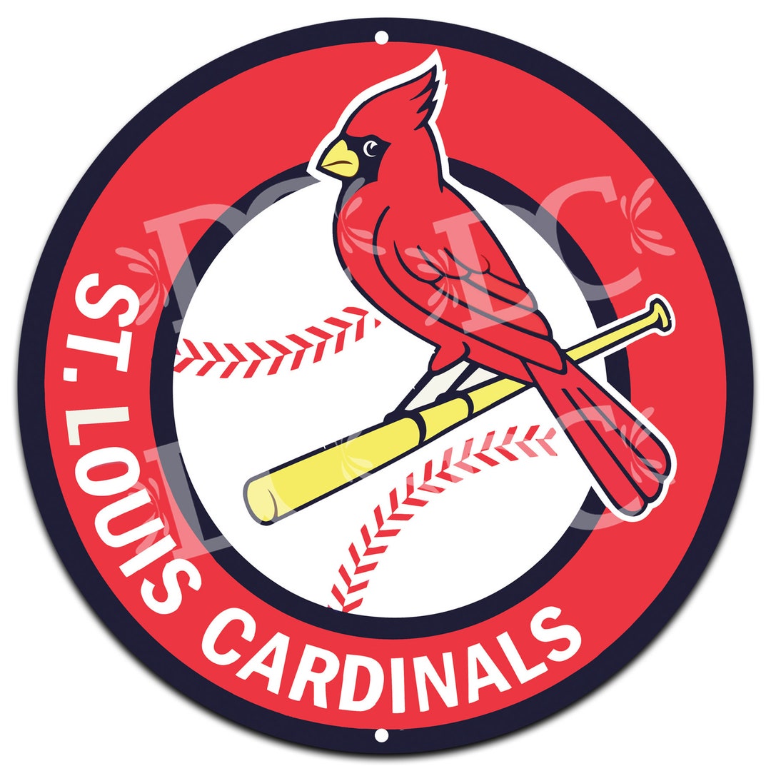 St. Louis Cardinals Metal Garage Sign, Cardinals Metal Sports Signs