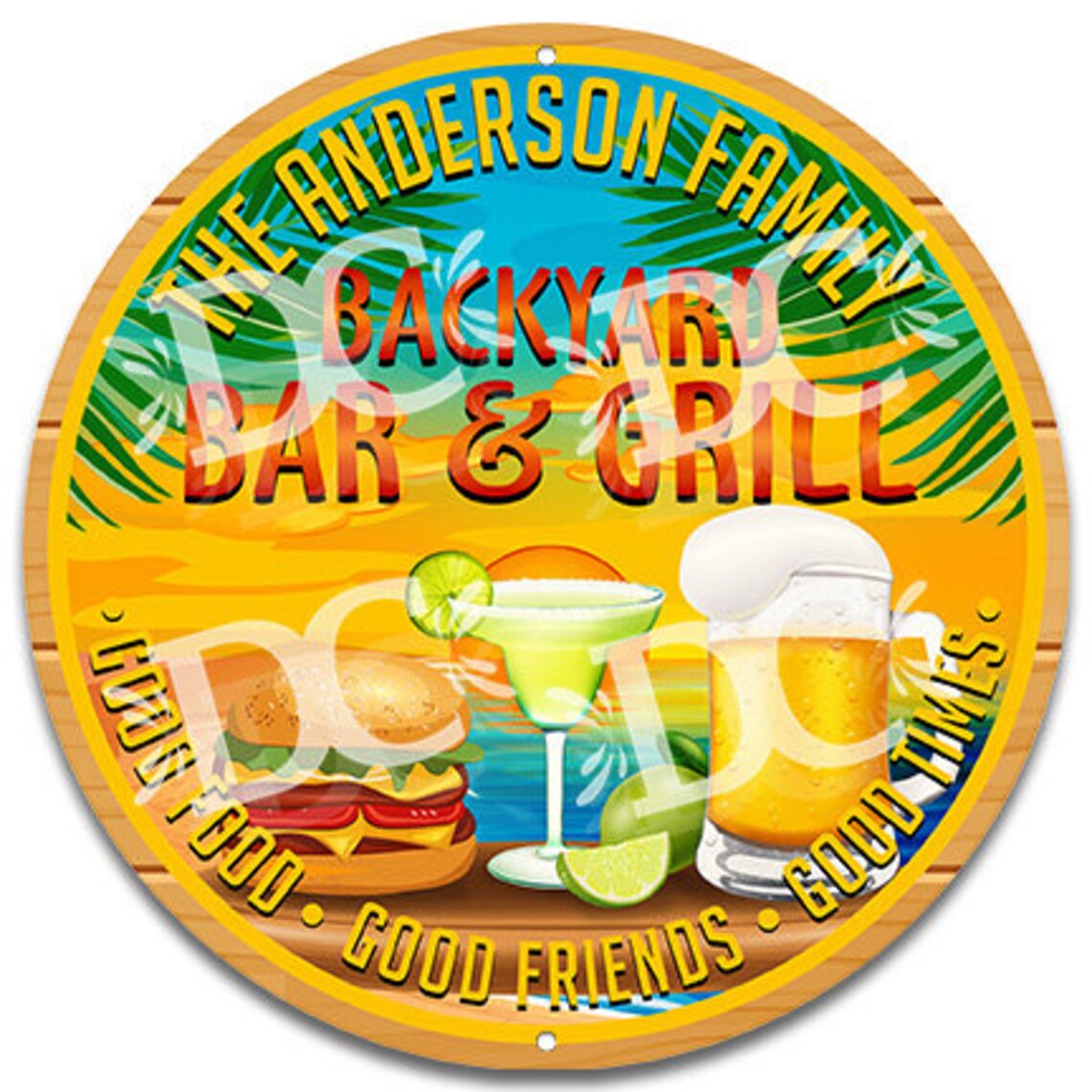 Backyard Patio Bar Signs Patio Bar Décor Patio Sign Ideas Etsy