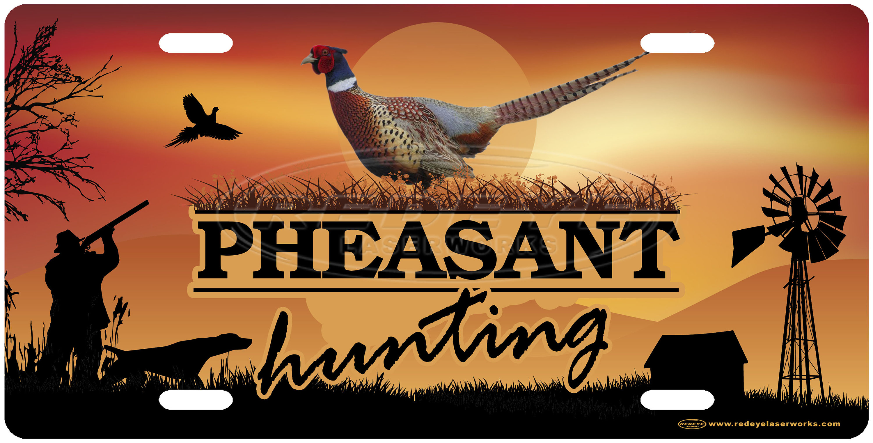 Pheasant Hunting License Plate Tag Pheasants License Plates Etsy
