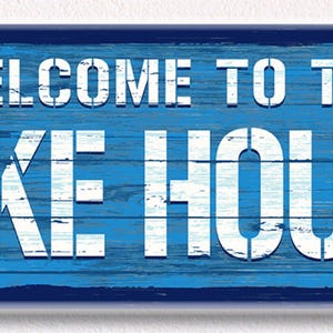 Keramikschild Strandhaus: Rustikales Landhaus Willkommensschild