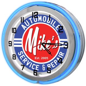 Automotive Repair Shop Custom Signs, Car Care 19&quot; Neon Sign, Auto Repair Signs, Full Service Garage Signs, Custom Mechanic Repair Signs,