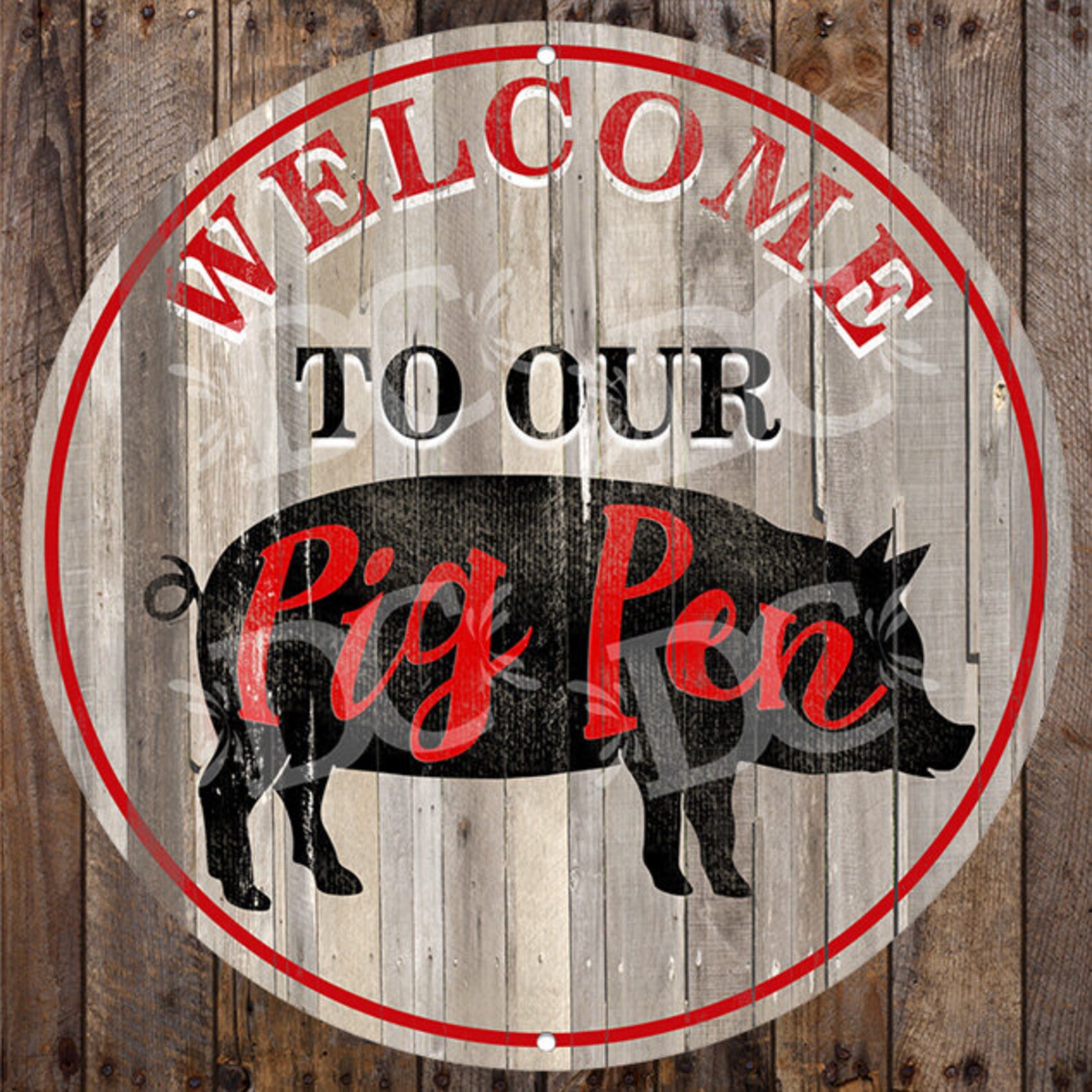 Chicken Coop Sign Pigpen Farm Sign Farmhouse Etsy