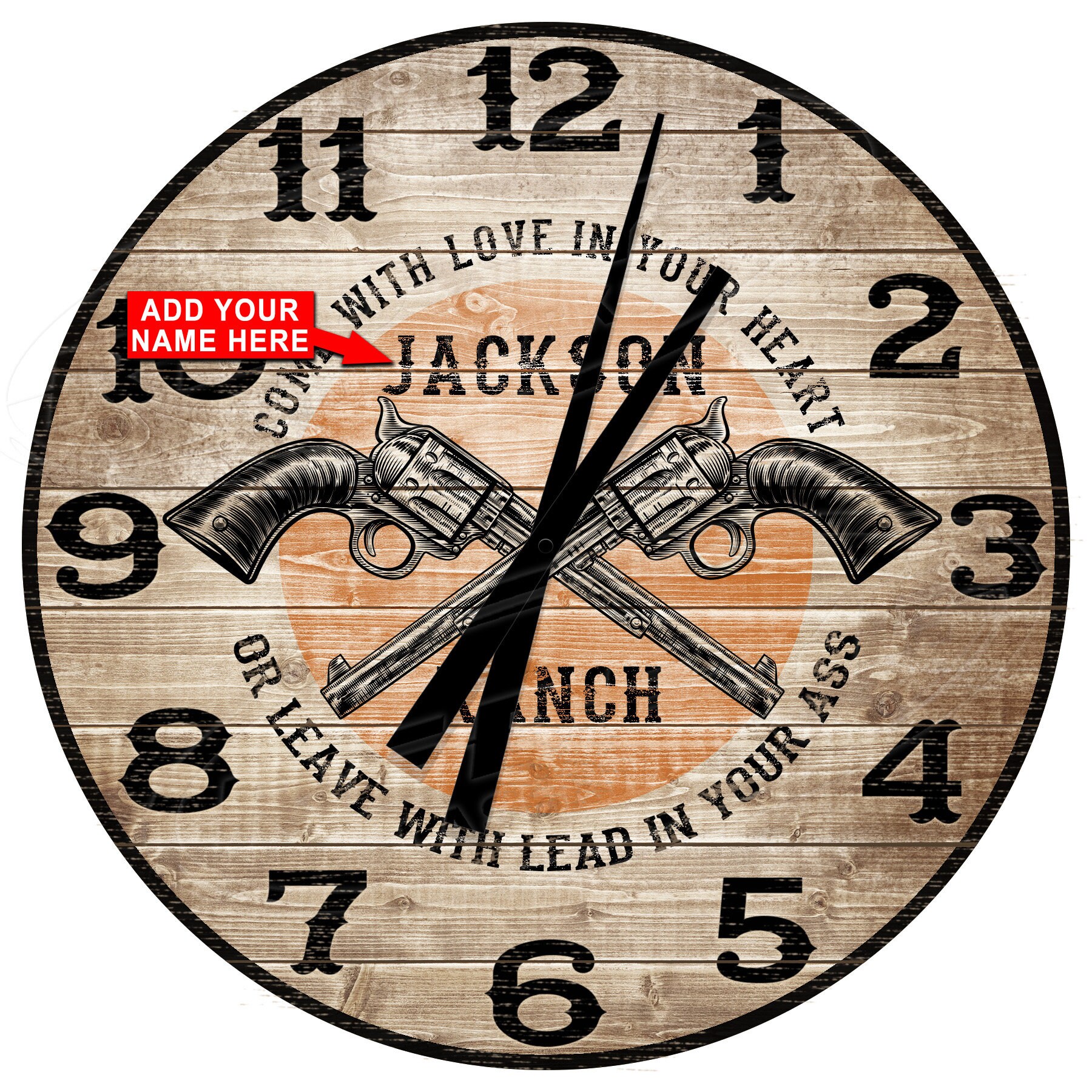 Cattle Ranch Clocks Rancher Clocks Farm Themed Clocks Etsy