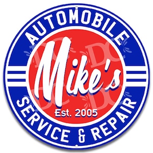 Car Repair Personalized Signs, Business Logo Sign, Custom Auto Repair Shop Sign, Auto Dealership Sign, Business Repair Shop Sign,