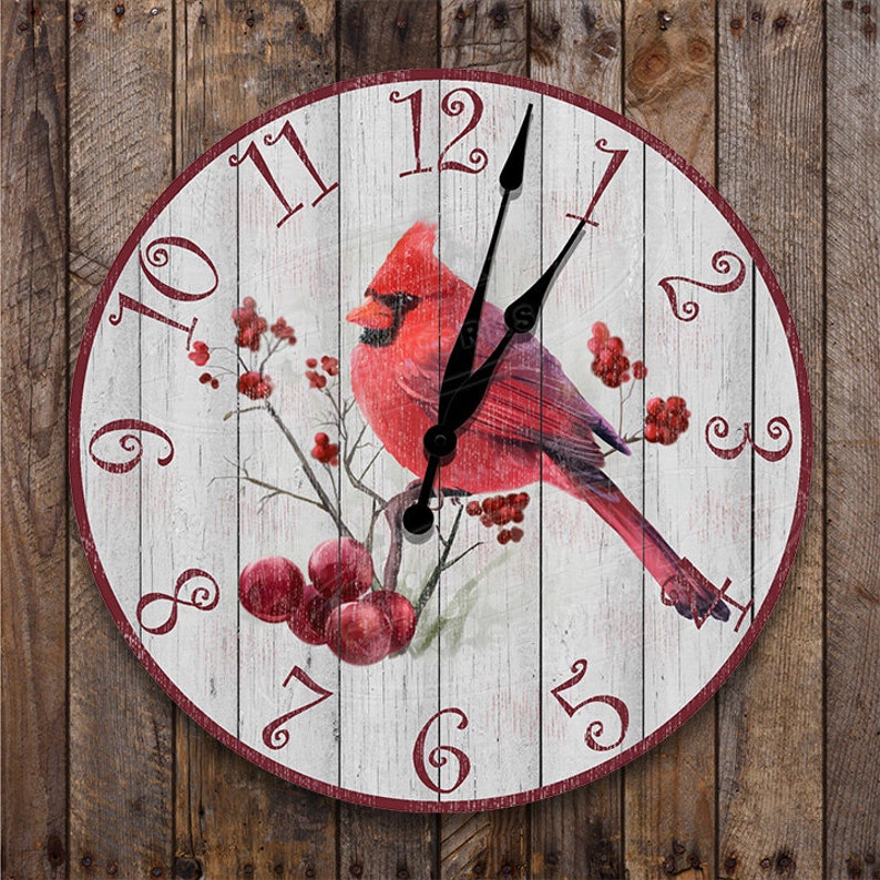 Bluejay Clock Bird Themed Clocks Backyard Bird Decorations Etsy