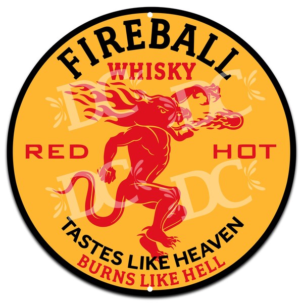 Fireball Whisky - Etsy