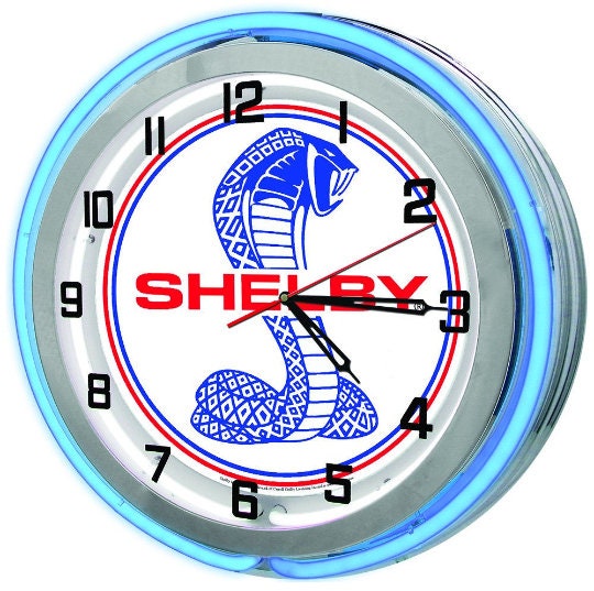 Reloj de señal de neón Ford Shelby Cobra señales de neón de | Etsy