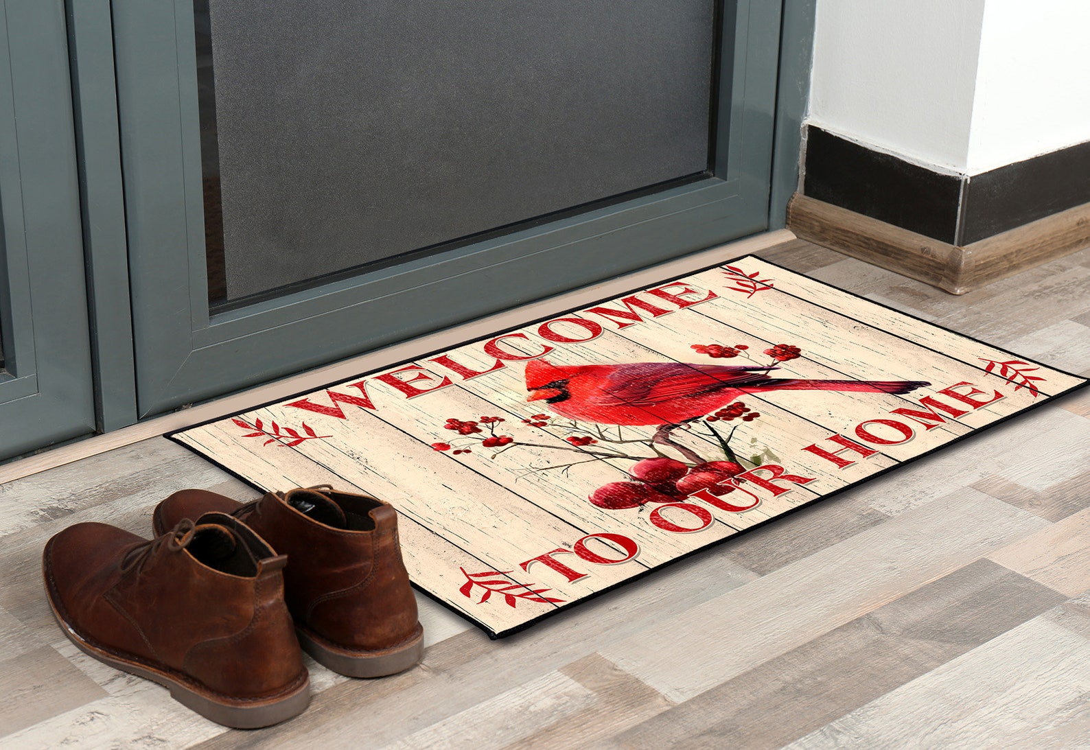 Cardinal Bird Door Mats to Our Home Door Etsy