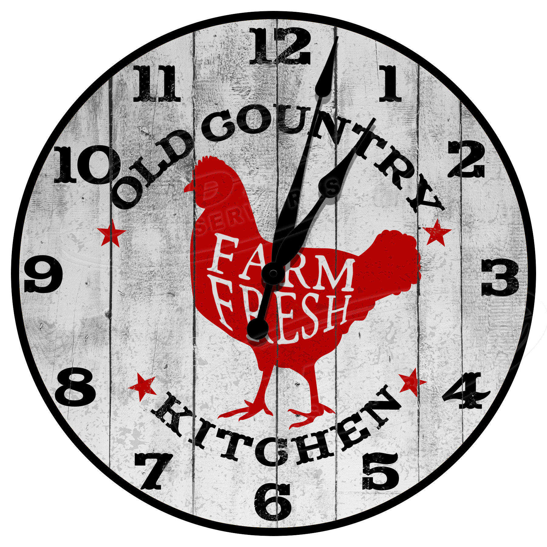 Country Kitchen Clock Farmhouse Clocks Farmer Clocks Etsy UK