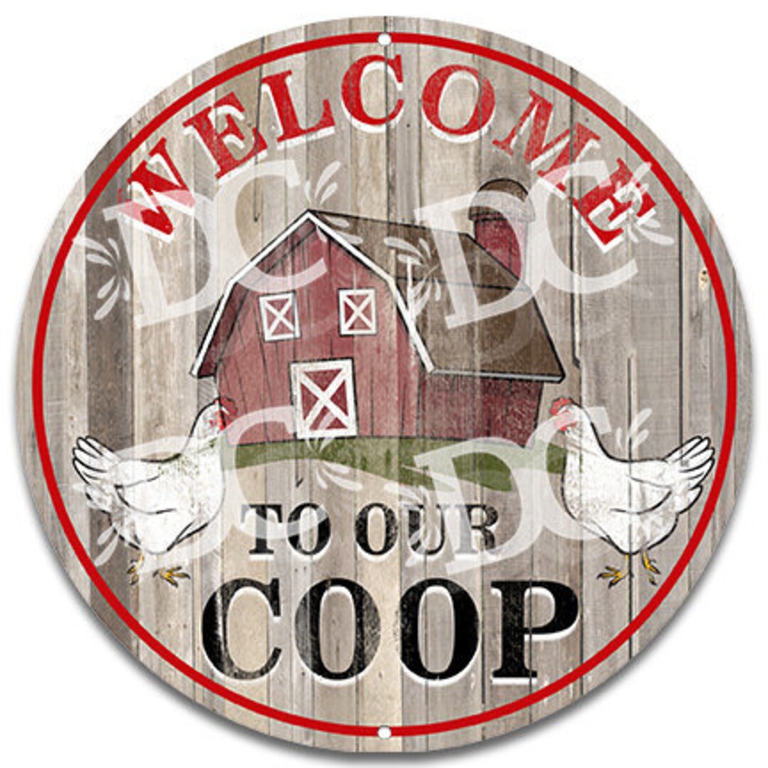 Chicken Coop Sign Pigpen Farm Sign Farmhouse Etsy