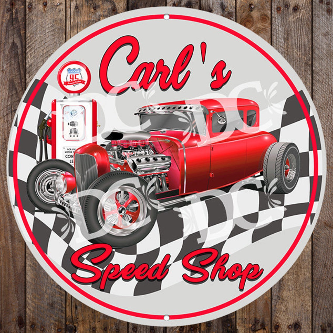 Custom Speed Shop Sign: Hot Rod Garage Decor - Etsy