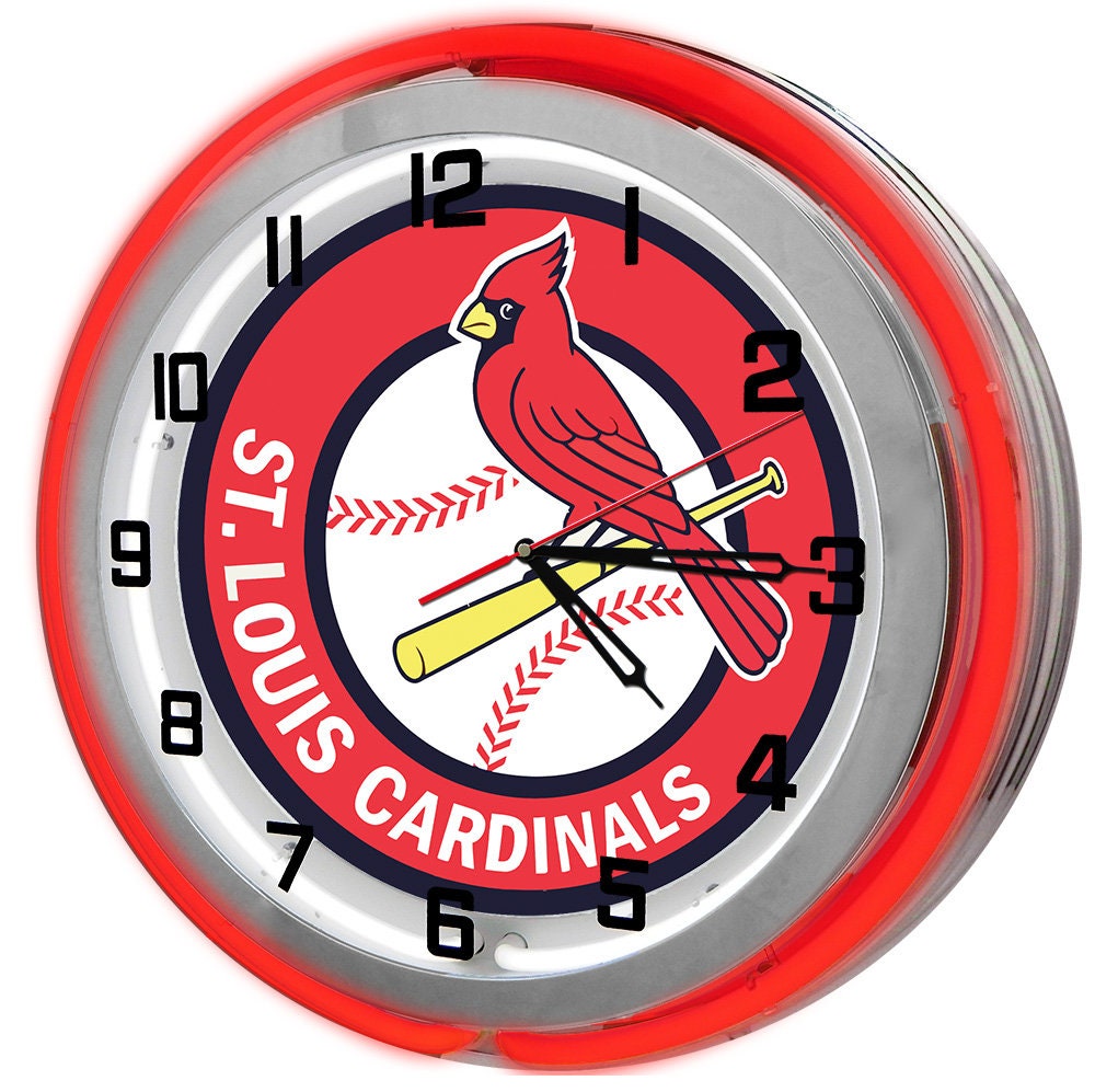 St. Louis Cardinals Alarm Desk Clock Home or Office Decor F47 Nice Gift