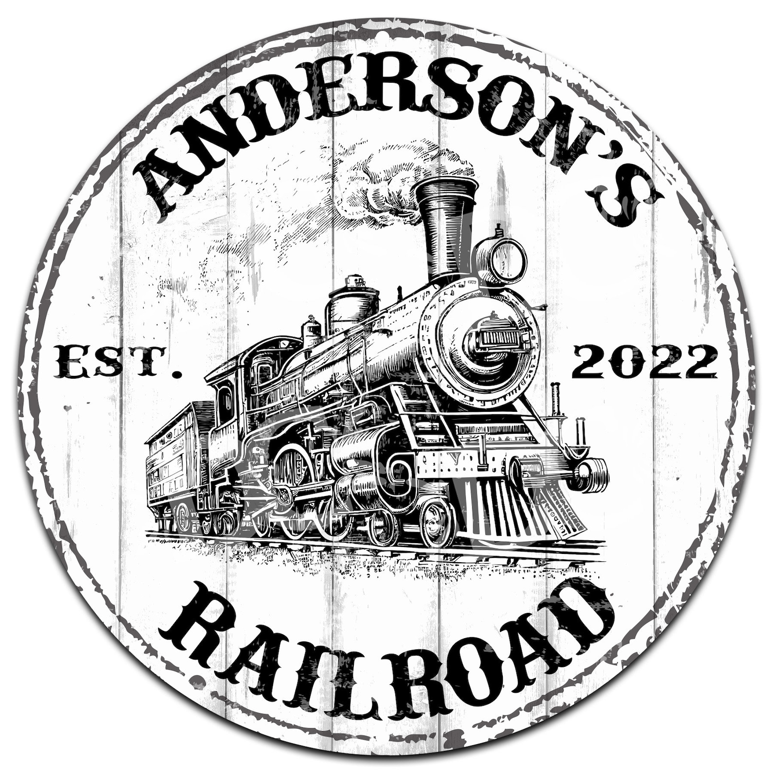 Vintage Train Room Signs Train Decor Train Etsy