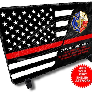 Firefighter Retirement Plaques , Firefighter Flag Plaques, Fire Chief Plaque, Firefighter Retirement Gifts, Fire Fighter Of The Year Award