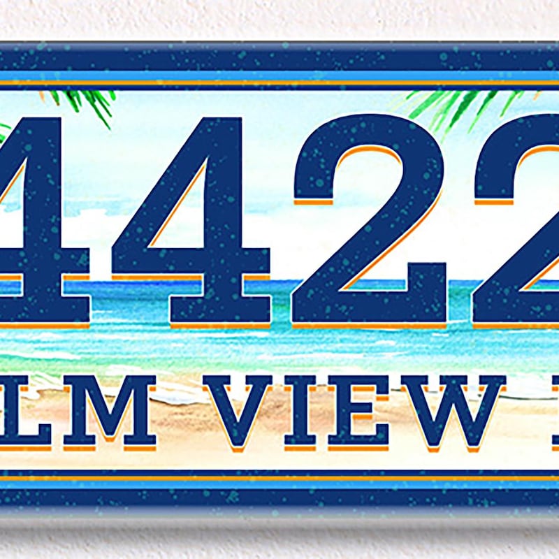 Hand Painted Sign Beach House - Etsy