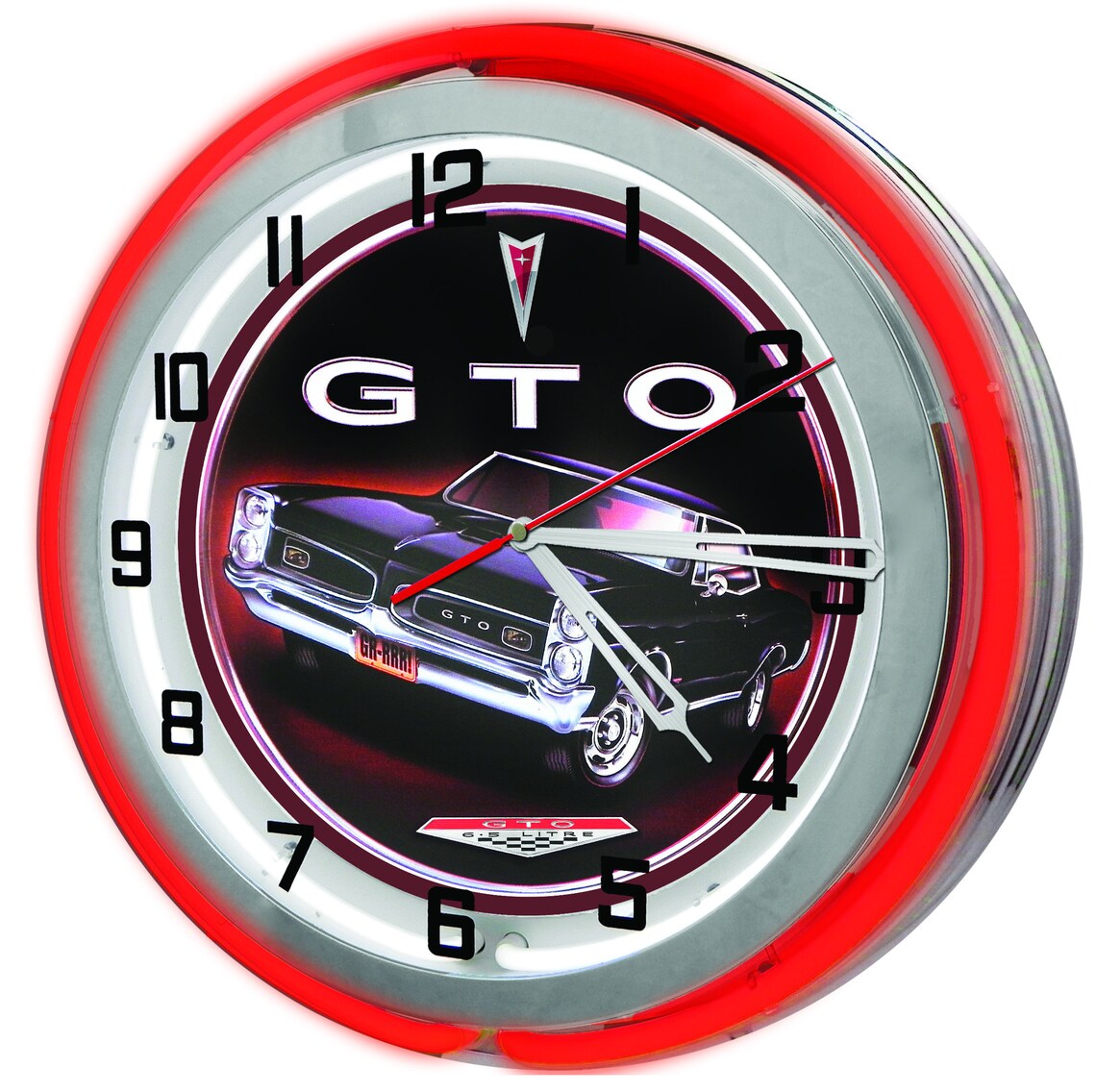 Pontiac GTO 19 Neon Clock Pontiac GTO Garage Clock Etsy.de