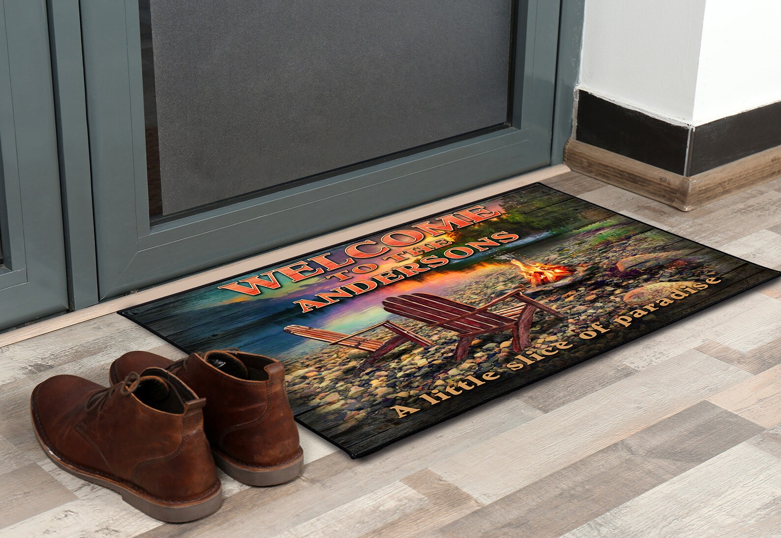 Camping Doormat Campfire Doormat RV Door Mat Camper Door Etsy